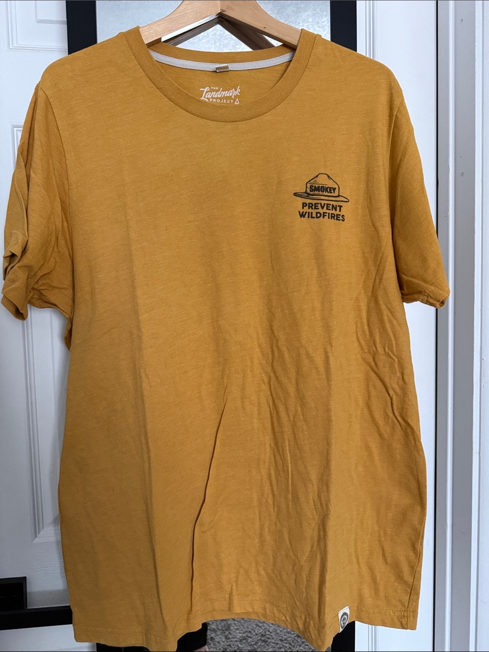 Smokey 'Prevent Wildfires' Short Sleeve Tee - Mustard by Landmark Project